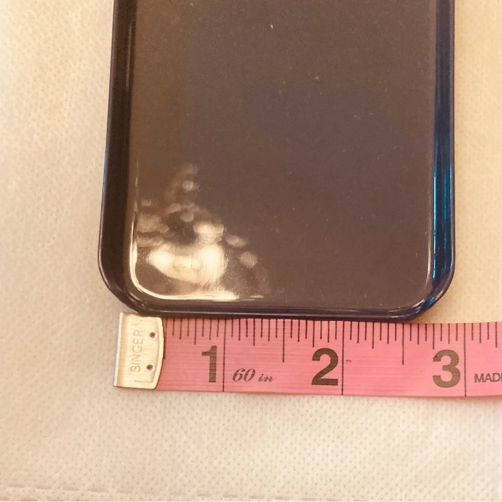 Maison Kitsune Paris high shine navy with fox logo iPhone cover great condition